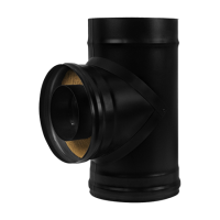 Сэндвич-тройник BLACK (AISI 430 0,8мм/оц) д.150х250